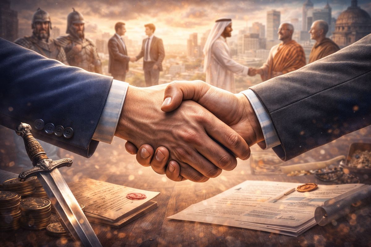 Рукопожатие: от древнего жеста до универсального символа общения