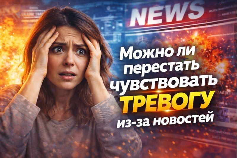 Как уменьшить тревогу из-за новостей: доступные решения