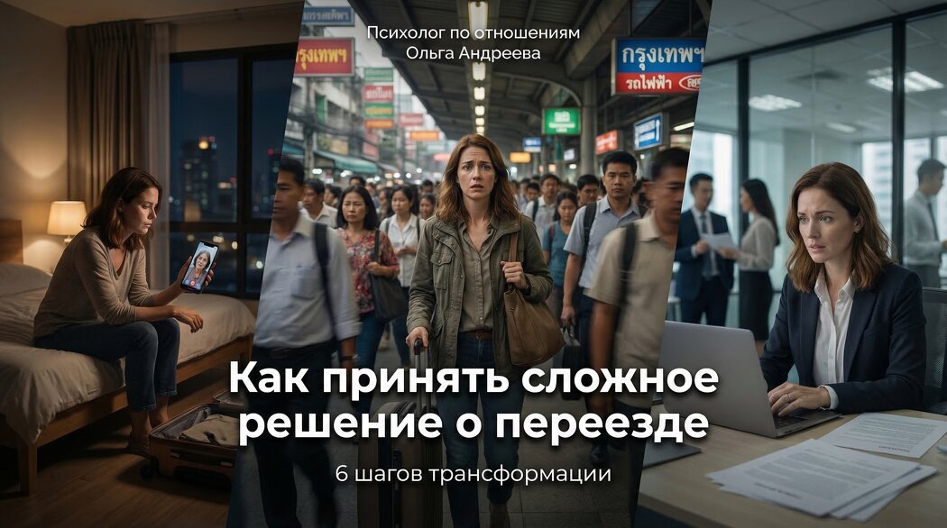 Как принять решение о переезде: 6 шагов к ясности