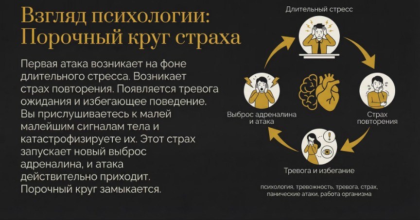 Панические атаки: Понимание порочного круга страха