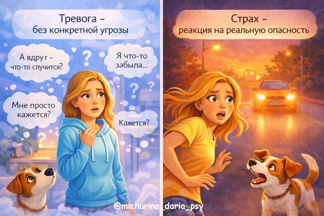 Как распознать тревогу и страх: в чем разница?